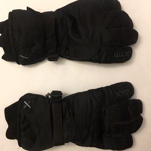 Ski gloves Thinsulate black men large size 9.5-10
